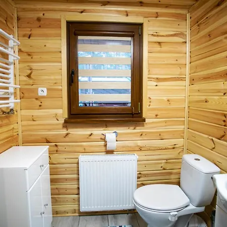 펜션 Caloroczny Sowka Na Kaszubach Z Bania I Sauna Na Wylacznosc, Wspolny Basen I Bilard Z Domkiem Jeleniowka - Ostrowite Lesna Dolina 술레치노