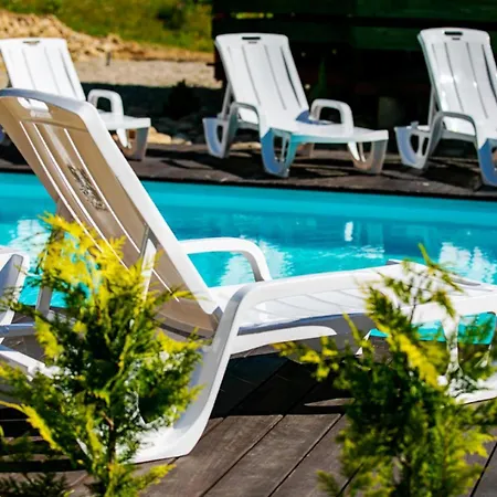 Caloroczny Sowka Na Kaszubach Z Bania I Sauna Na Wylacznosc, Wspolny Basen I Bilard Z Domkiem Jeleniowka - Ostrowite Lesna Dolina 펜션 술레치노