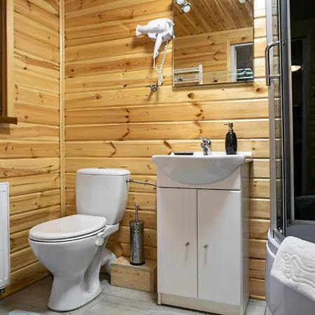 Dom wakacyjny Całoroczny Sówka Na Kaszubach Z Banią I Sauną Na Wyłączność, Wspólny Basen I Bilard Z Domkiem Jeleniówka - Ostrowite Leśna Dolina *