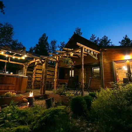 Całoroczny Sówka Na Kaszubach Z Banią I Sauną Na Wyłączność, Wspólny Basen I Bilard Z Domkiem Jeleniówka - Ostrowite Leśna Dolina Dom wakacyjny *