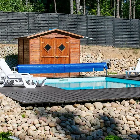 Caloroczny Sowka Na Kaszubach Z Bania I Sauna Na Wylacznosc, Wspolny Basen I Bilard Z Domkiem Jeleniowka - Ostrowite Lesna Dolina 펜션 *