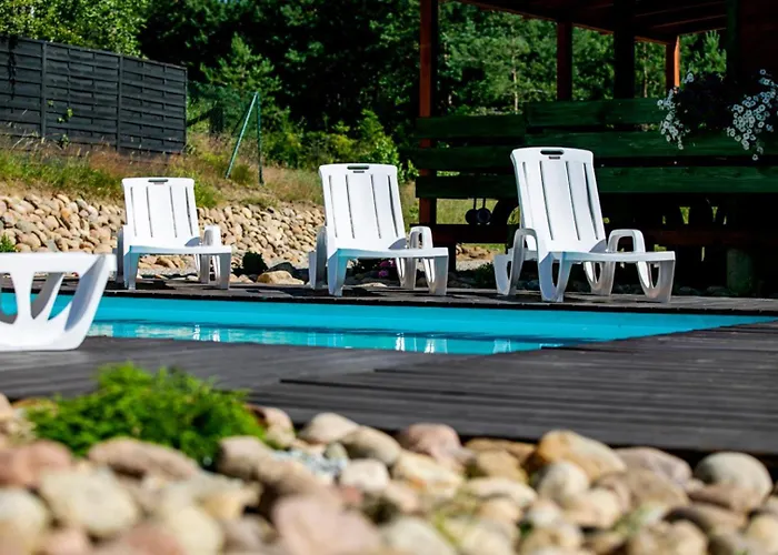 Caloroczny Sowka Na Kaszubach Z Bania I Sauna Na Wylacznosc, Wspolny Basen I Bilard Z Domkiem Jeleniowka - Ostrowite Lesna Dolina Prázdninový dům *