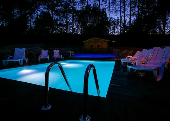 Caloroczny Sowka Na Kaszubach Z Bania I Sauna Na Wylacznosc, Wspolny Basen I Bilard Z Domkiem Jeleniowka - Ostrowite Lesna Dolina