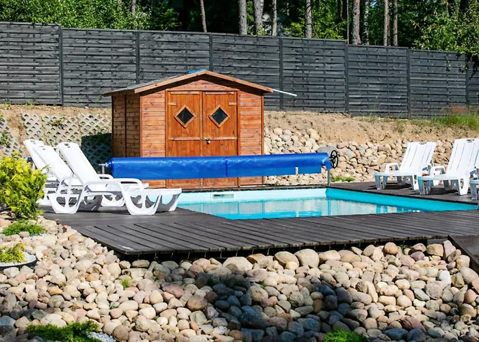 Caloroczny Sowka Na Kaszubach Z Bania I Sauna Na Wylacznosc, Wspolny Basen I Bilard Z Domkiem Jeleniowka - Ostrowite Lesna Dolina Prázdninový dům *